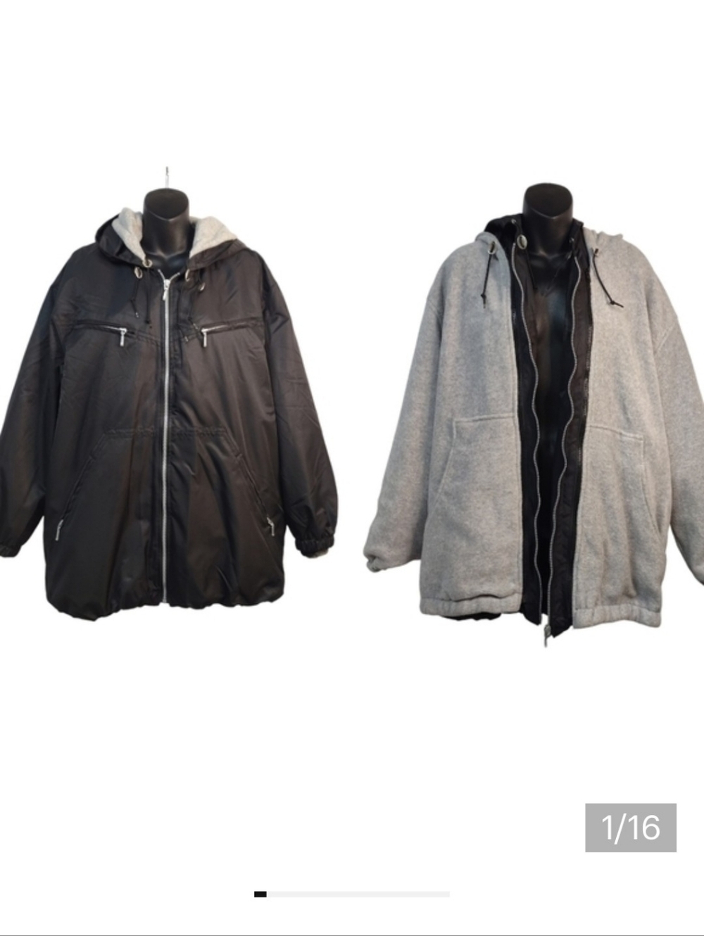 Mulberry Street Men's 3 In One Reversible Jacket Size M